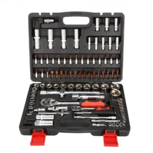 Kit Caja De Herramientas Juego De Dados 94 Piezas Con Valija
