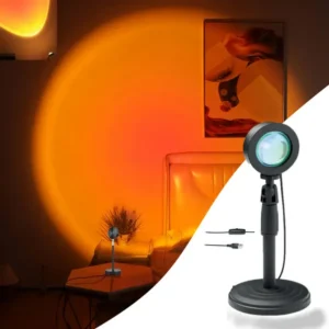 Lampara Para Mesa / Escritorio / Led Sunset Proyector Atardecer / USB/ Con Soporte Extensible