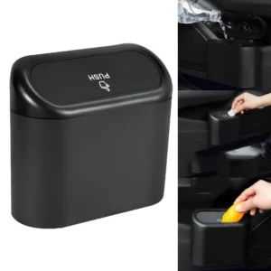Basurero Papelera Para Auto Con Tapa Retráctil