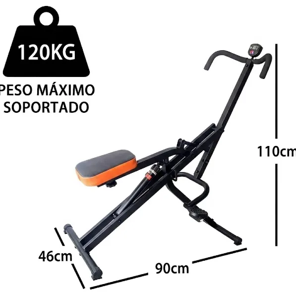 Maquina Ejercitadora Tonifica Cuerpo Completo / Con Pantalla / Con Pistón Hidráulico De Diferentes Intensidades / Plegable