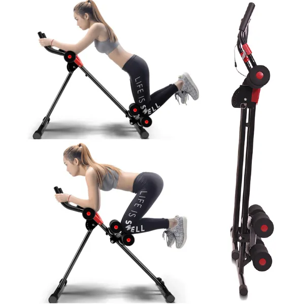 Maquina Ejercitadora De Abdominales / Con Pantalla / Plegable