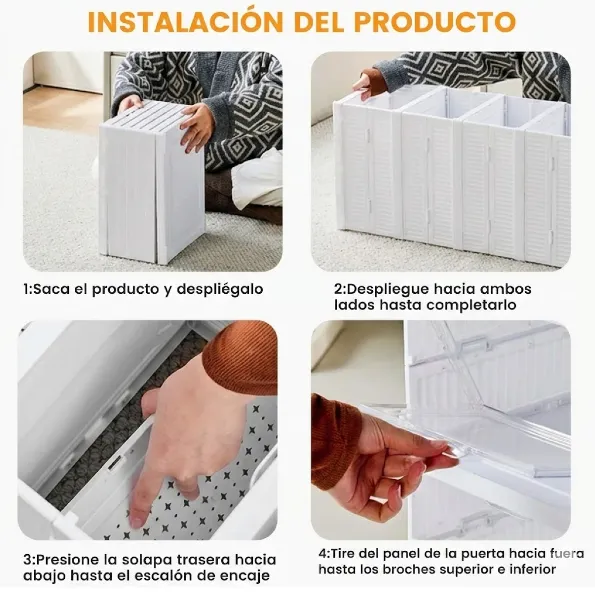 Zapatera Plegable 6 Estantes / Organizador De Zapatos