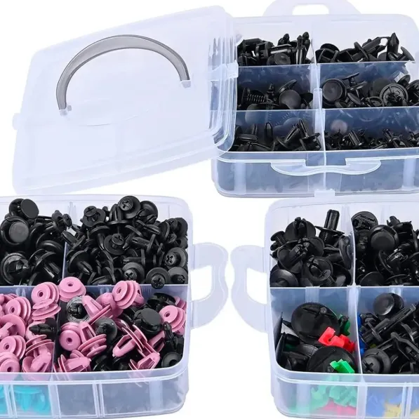 Broche Grampa Tapizado Gancho Auto 635pcs + 45pcs