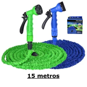 Manguera Flexible Expandible De Jardín 15 Metros Con Pistola