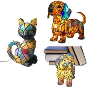 Lampara De Mesa / Escritorio Con Forma De Perro Con Luz Led / USB