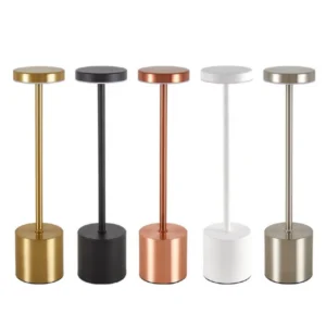 Lámpara De Mesa / Escritorio LED Inalámbrica Recargable USB-C Táctil 3 Tonos de Luz