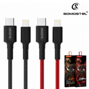 Cable Somostel Tipo-C Para iPhone Lightning PD 18W (SMS-BW05)