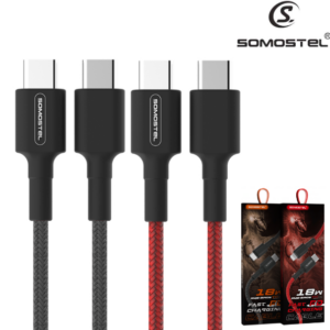 Cable Somostel Tipo-C A Tipo-C PD 18W (SMS-BW05)