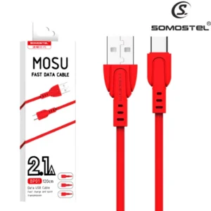 Cable USB A Tipo-C Somostel 1.2mt / 2.1A / SMS-BP01