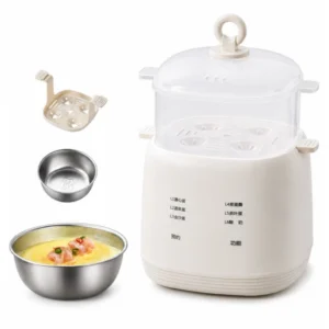 Hervidor De Huevos Eléctrico Para 4 Huevos + Bowl De Aluminio