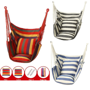 Hamaca Sillón Colgante Con Almohadones