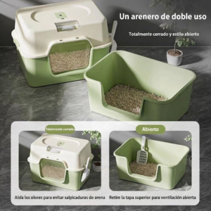 Baño Sanitario De Gato Cerrado 51x35cm