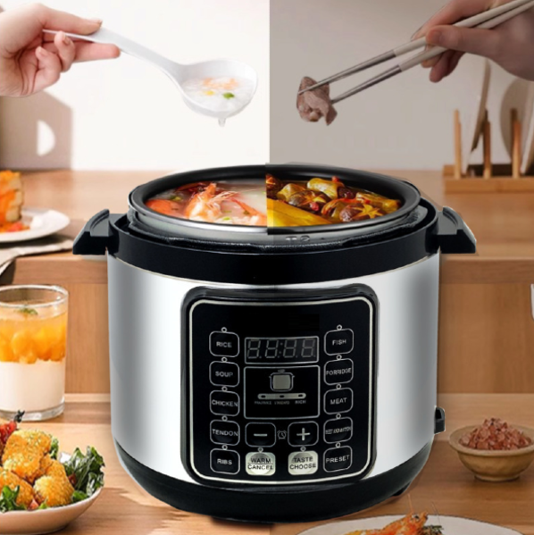 Olla A Presión Eléctrica 6L 1000W