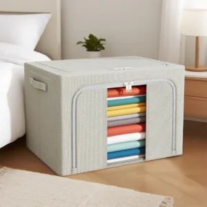 Organizador Plegable Para Ropa Estructura Metálica 100L / 40cm x 42cm x 60cm