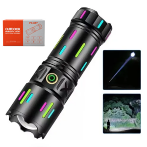 Linterna Led Recargable 3500mah Aluminio