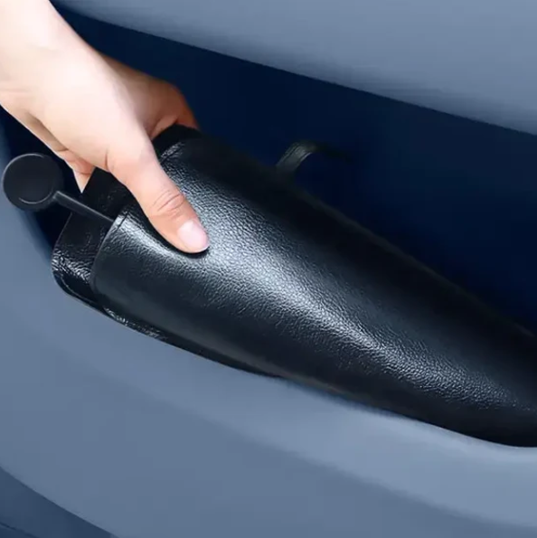 Parasol Para Auto Portátil Forma De Paraguas Con Estuche / Mango Flexible Apto Autos Con Pantallas